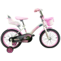 Дитячий велосипед з кошиком та сидінням для ляльки Crosser Kids Bike 16" Рожевий