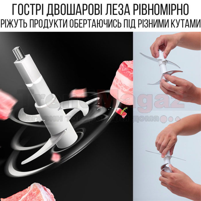 Пищевой измельчитель Sonifer - Блендер для пищевых продуктов из нержавеющей стали