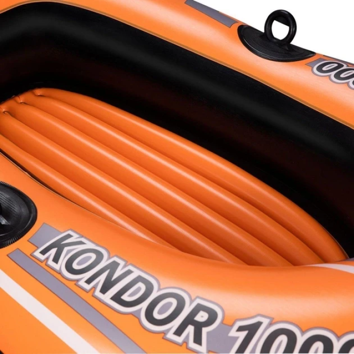Надувний човен одномісний для дітей з веслами Bestway 61078 Hydro Force 155x97 см Помаранчевий